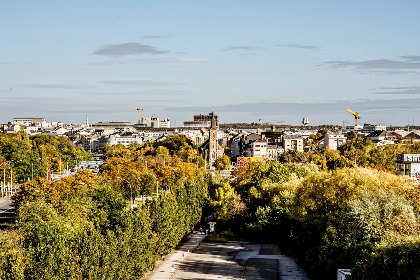 Immeubles résidentiels à Luxembourg-Ville illustrant le parc locatif typique.