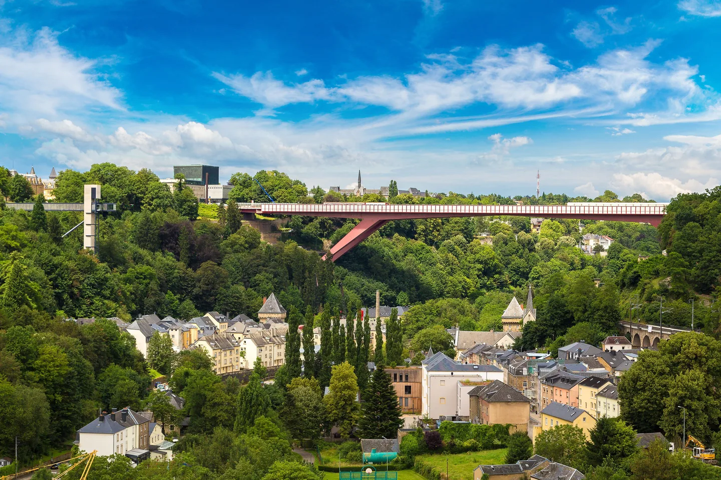 Luxembourg-Ville au-dessus de la vallée